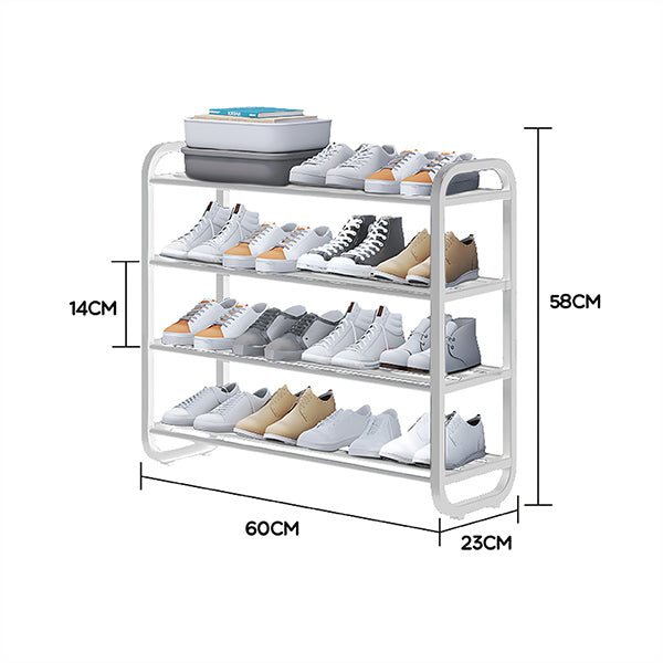 BONBOX BFS221201 Shoe Rack White &amp; Black