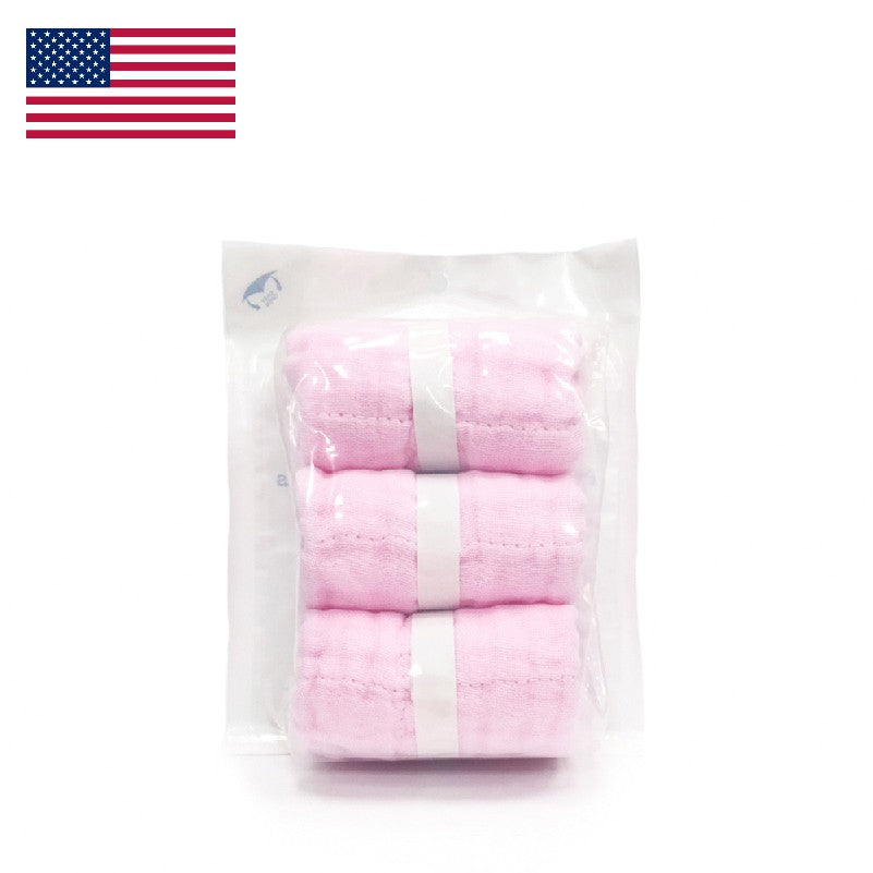 L'ange baby gauze washcloths 22x22cm (set 3 pcs)