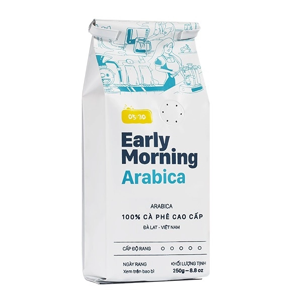 Cà phê Arabica (Nguyên hạt/ Xay bột) | Early Morning Arabica coffee