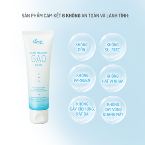 Gel tẩy tế bào chết gạo ITMF dịu nhẹ 100ml 6