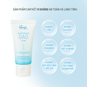 Gel tẩy tế bào chết gạo ITMF dịu nhẹ 30ml 6 