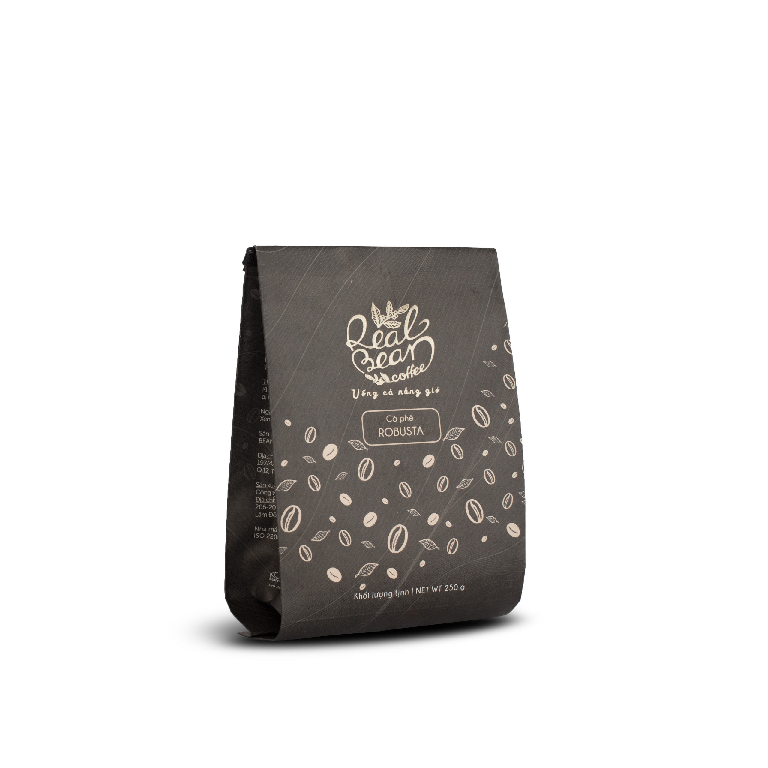 Cà phê Robusta Real Bean Coffee - Pha bột/Pha máy
